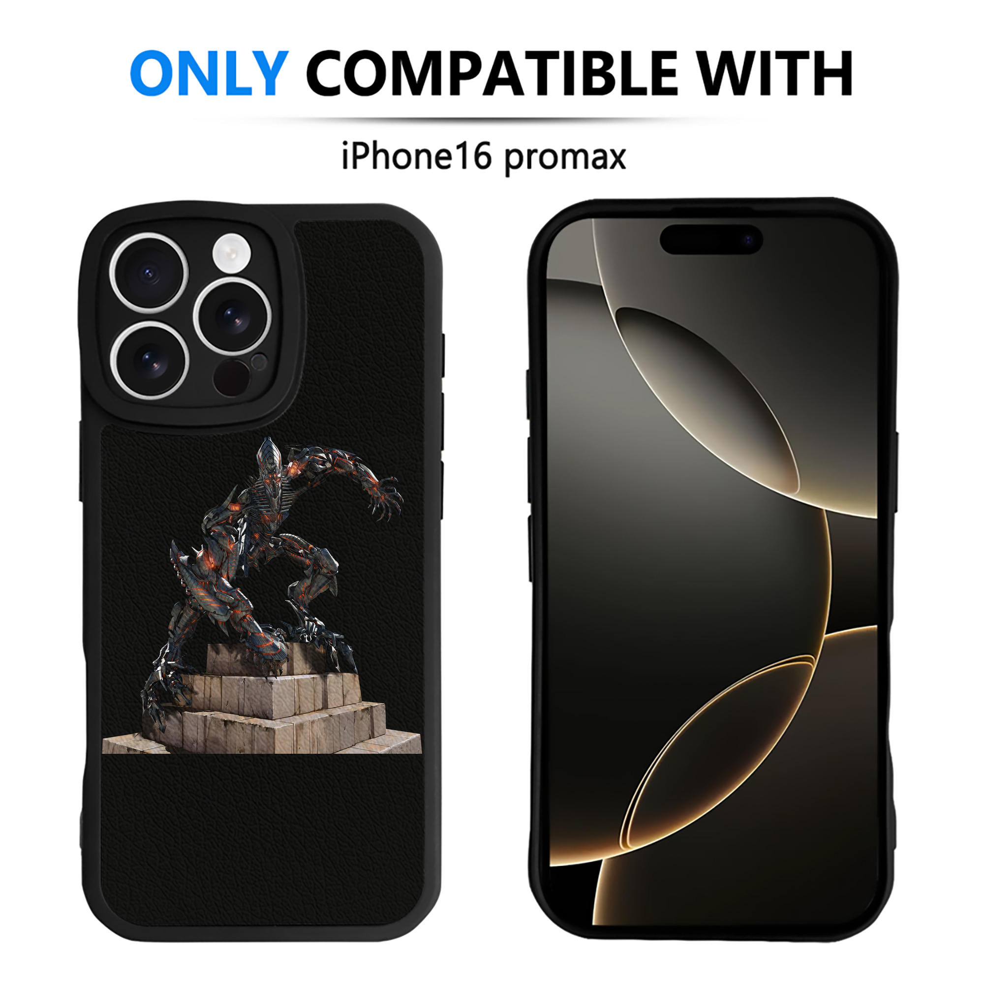 （画像用） Transformers トランスフォーマー 【iPhone 16シリーズ対応】シリコンスマホケース（レザー調） 材質：シリコン